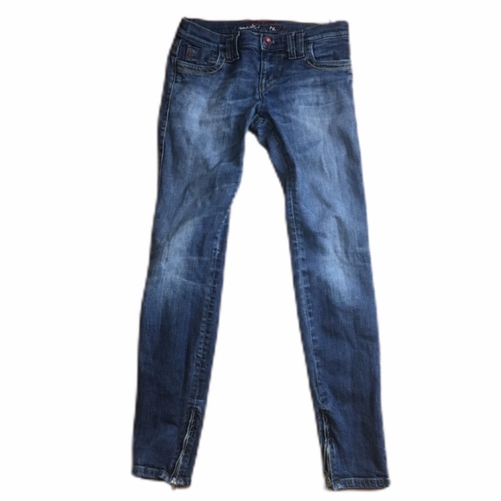 Miss sixty denim super skinny ankle zippers 29x31